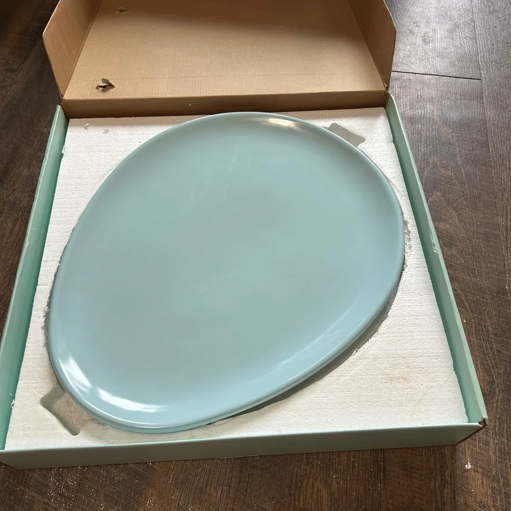 Nigella Lawson Living Kitchen XL Serving Platter Robin Egg Blue Sebastian Conran